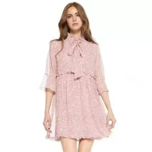 MISA Los Angeles Babydoll Mini Dress